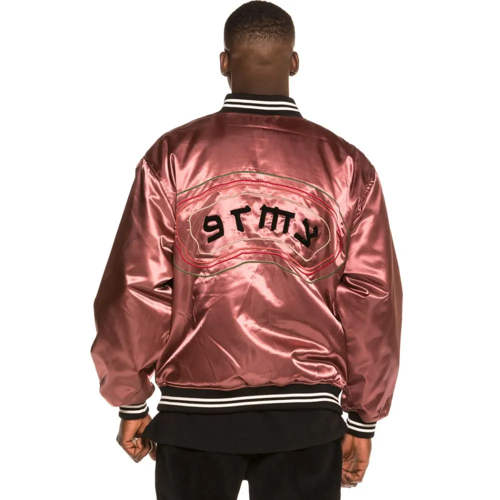 Chaqueta Grimey Call of Yore Reversible Satin Jacket FW20 Black