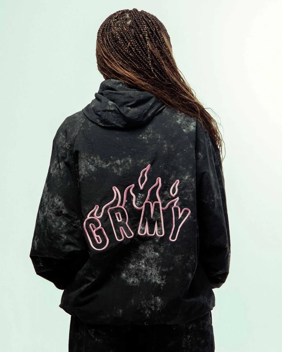 CHAQUETA GRIMEY MELTED STONE TIE AND DYE VINTAGE - BLACK | FW23