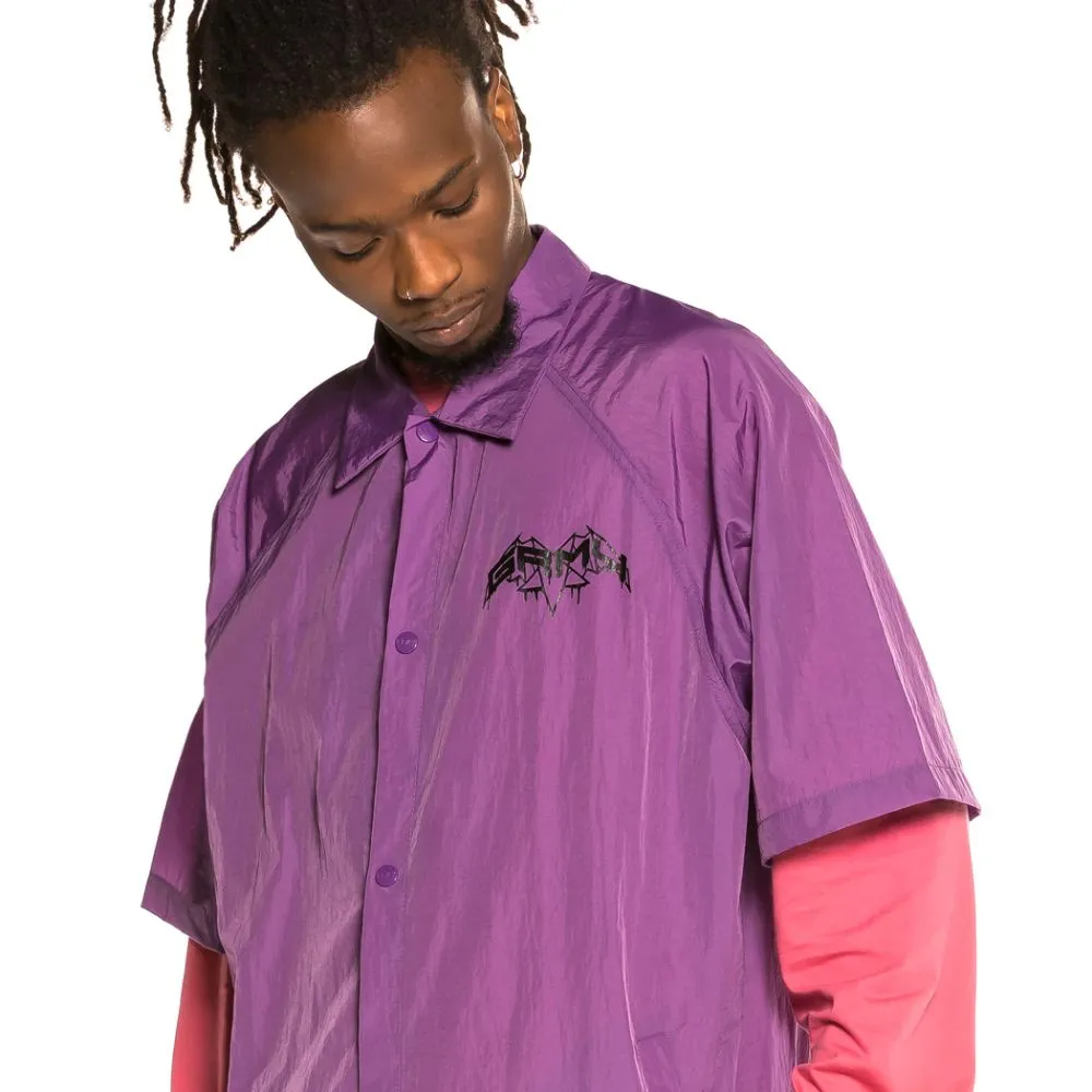 Chaqueta manga corta Grimey "Liveution" - Purple | Spring 21