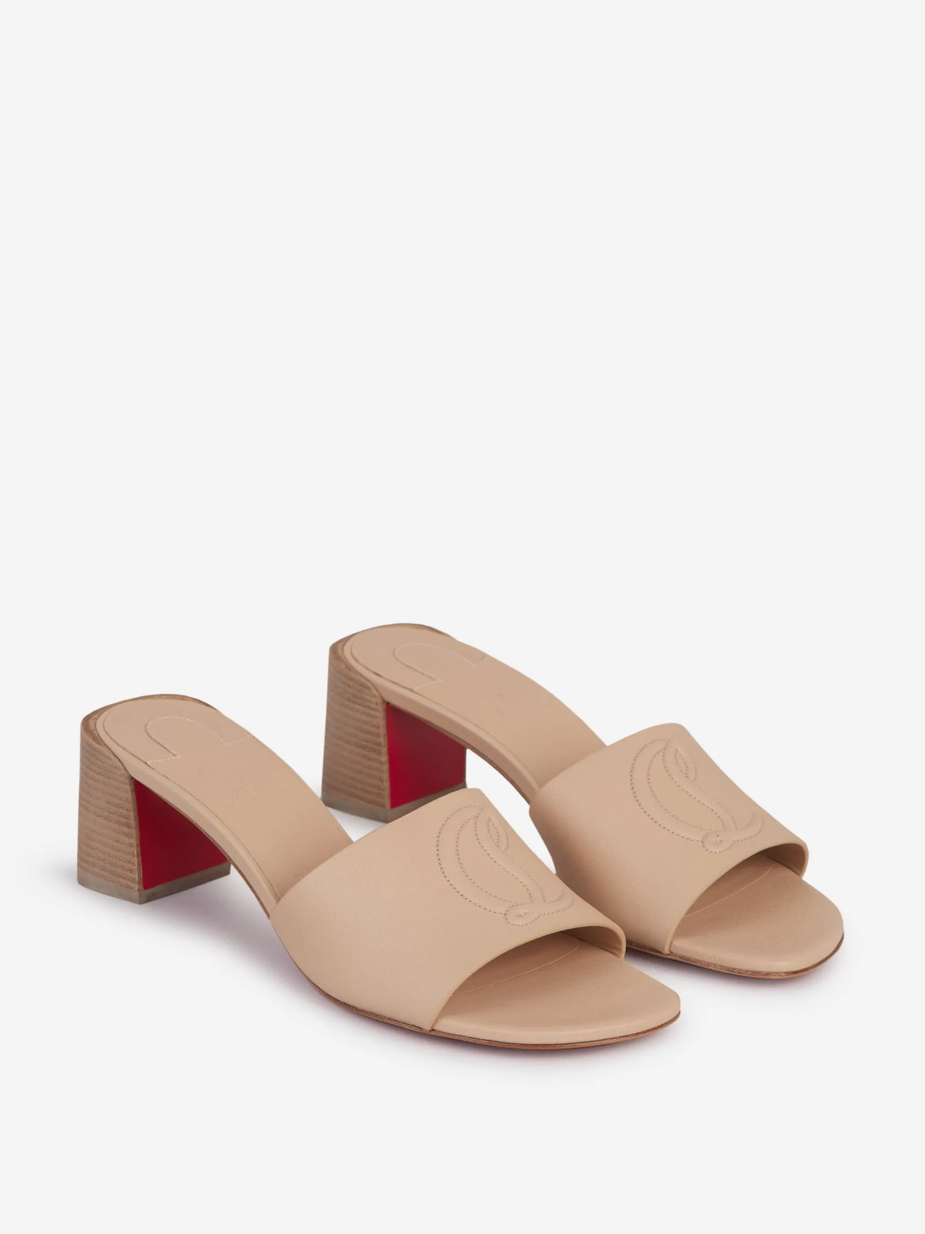 Christian Louboutin Mules Piel Monograma