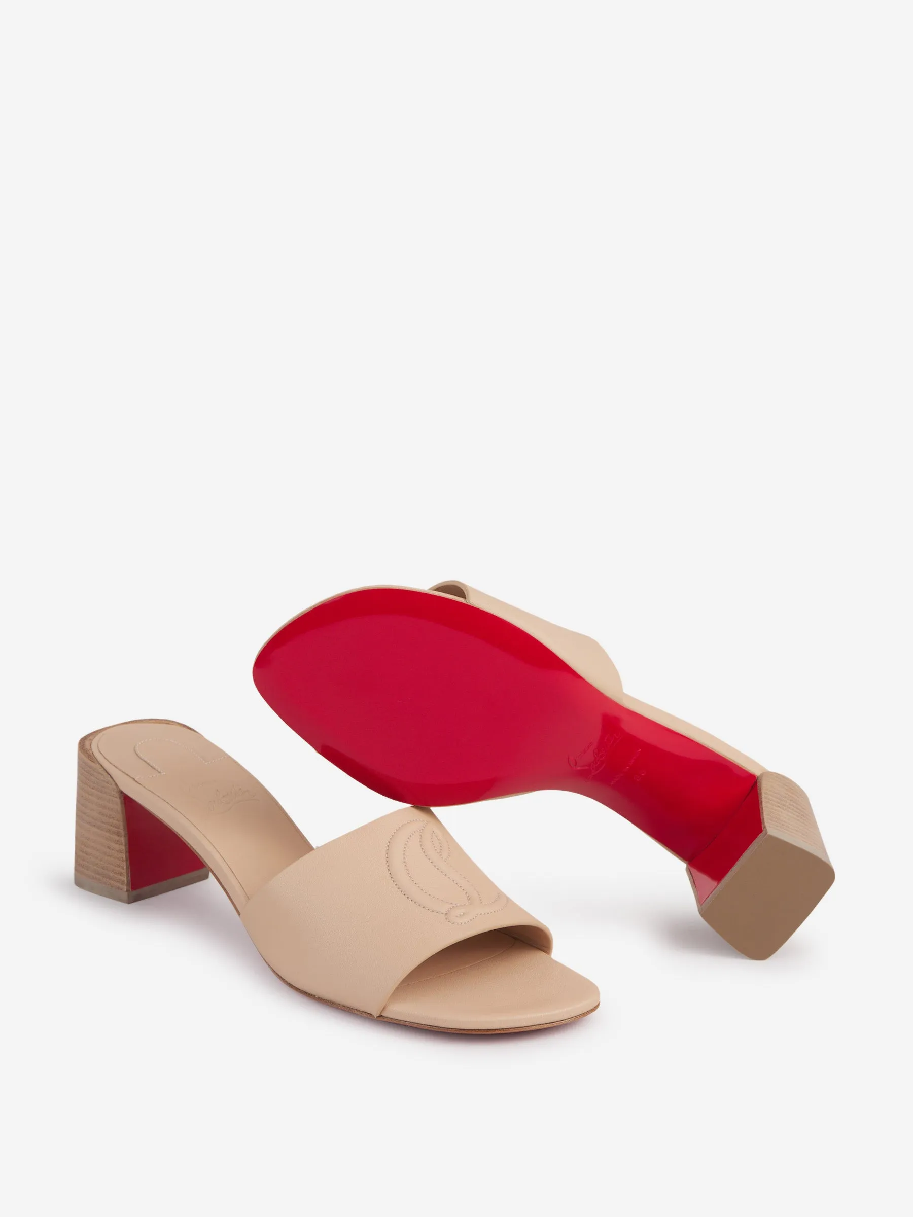 Christian Louboutin Mules Piel Monograma