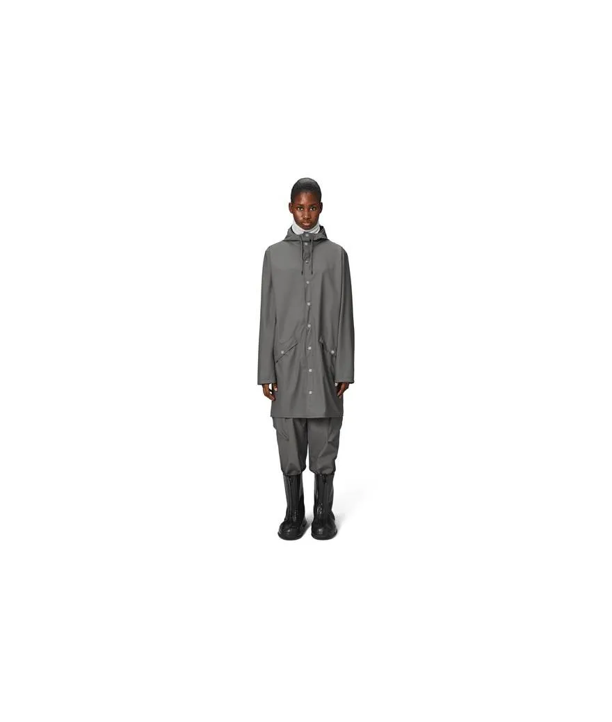 Chubasquero Rains Long Jacket grey