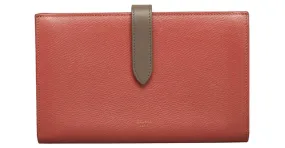 Céline Cartera grande con correa Celine en bicolor rosa y gris Castaño 