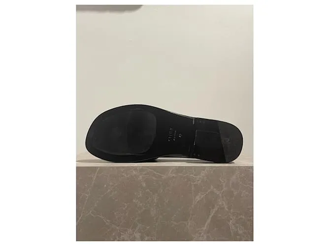 Céline CELINE Sandalias T.EU 42 Piel Negro 