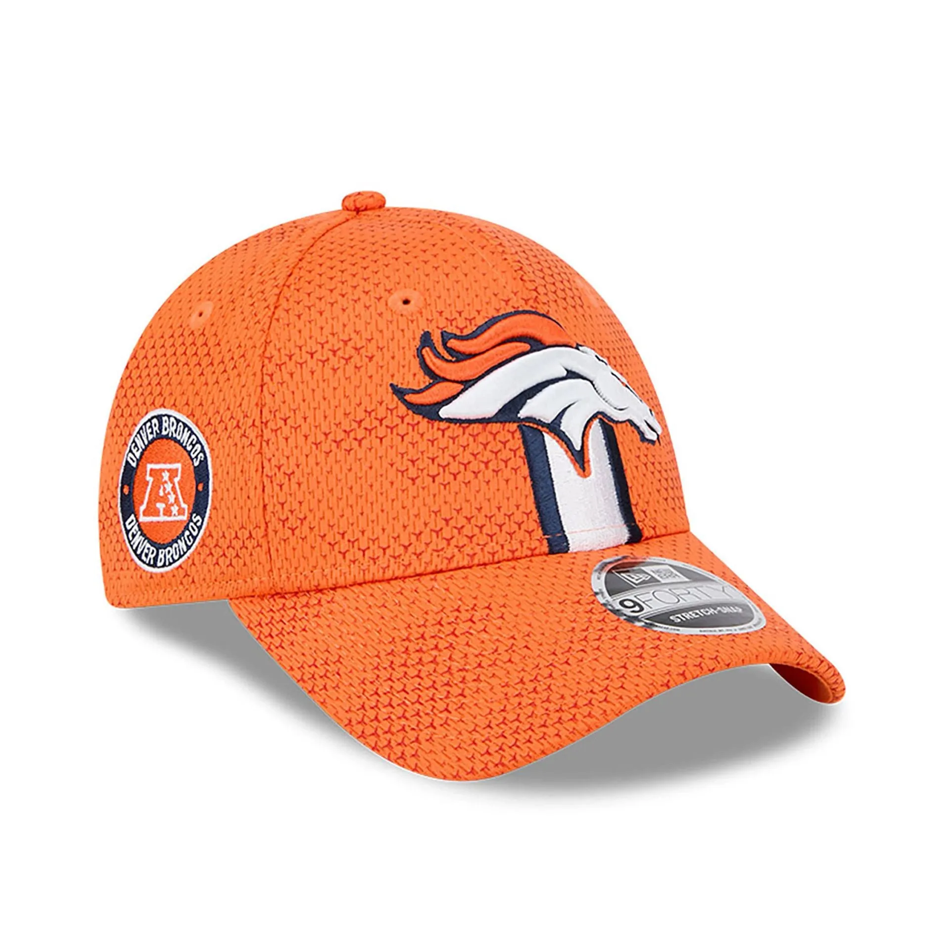 Denver Broncos NFL Sideline 2024 Naranja 9FORTY Gorra Stretch Snap