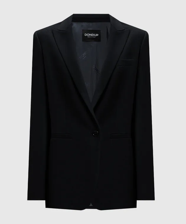 Dondup Black woolen jacket