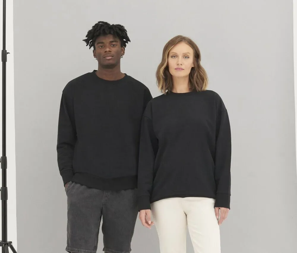 ECOLOGIE EA032 - CRATER RECYCLED SWEATSHIRT - Black