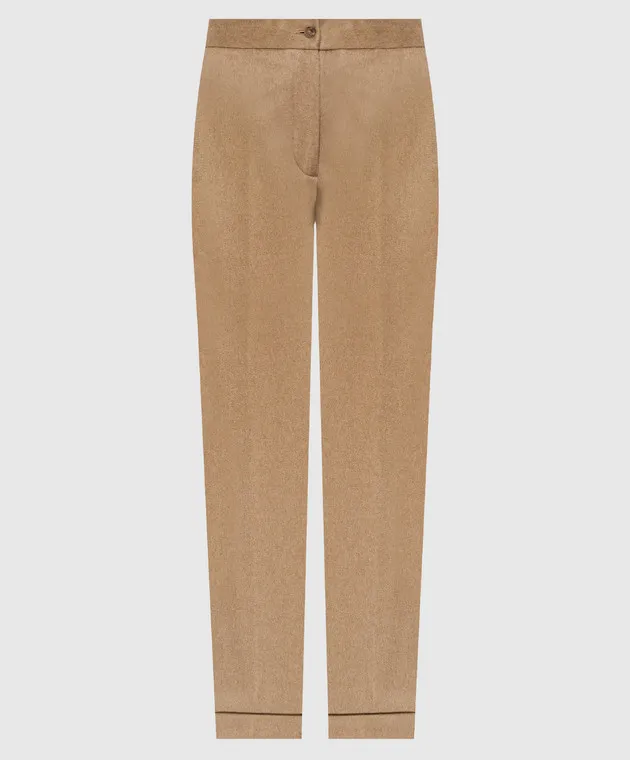 Enrico Mandelli Brown cashmere pants