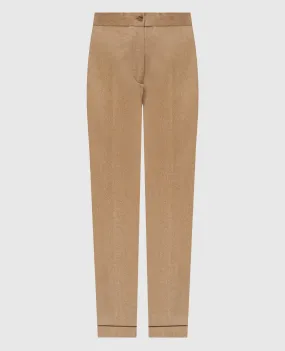 Enrico Mandelli Brown cashmere pants