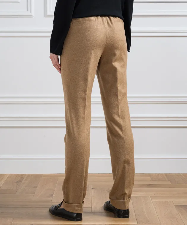 Enrico Mandelli Brown cashmere pants