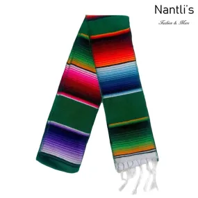 Estola-Bufanda Saltillo TM-73310 Green Mexican Stole-Scarf