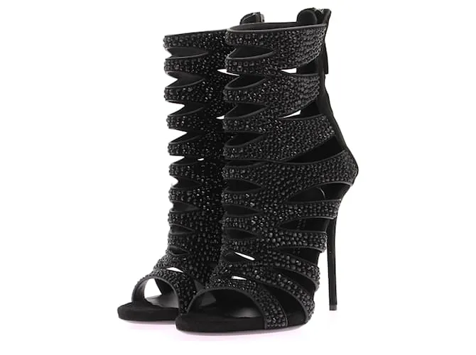 GIUSEPPE ZANOTTI Sandalias T.EU 38.5 Piel Negro 