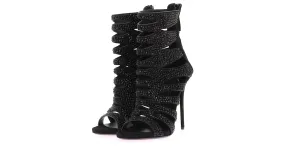 GIUSEPPE ZANOTTI Sandalias T.EU 38.5 Piel Negro 