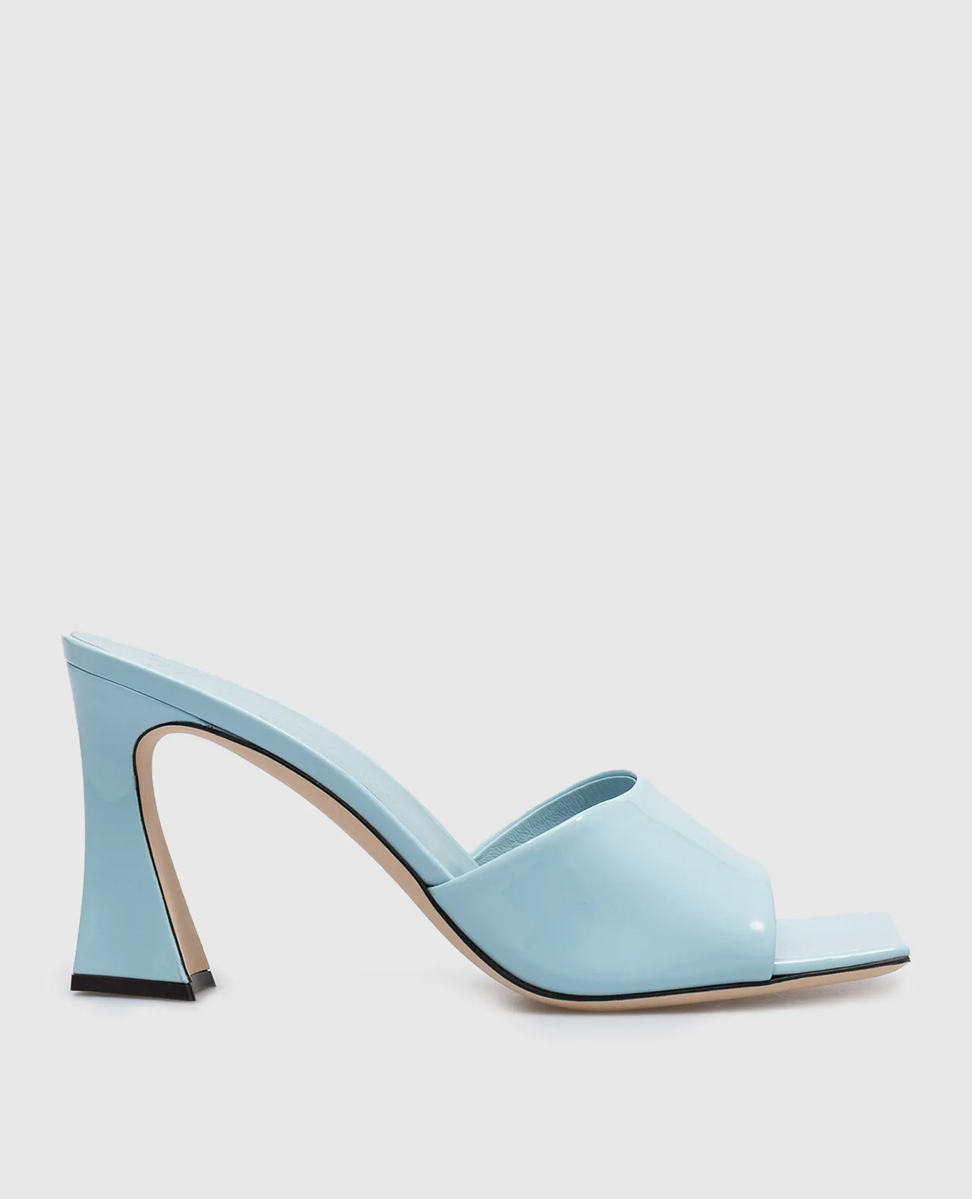 Giuseppe Zanotti Solhene blue patent leather mules