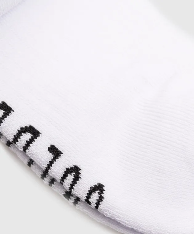 Goldbergh Sales white socks with logo pattern