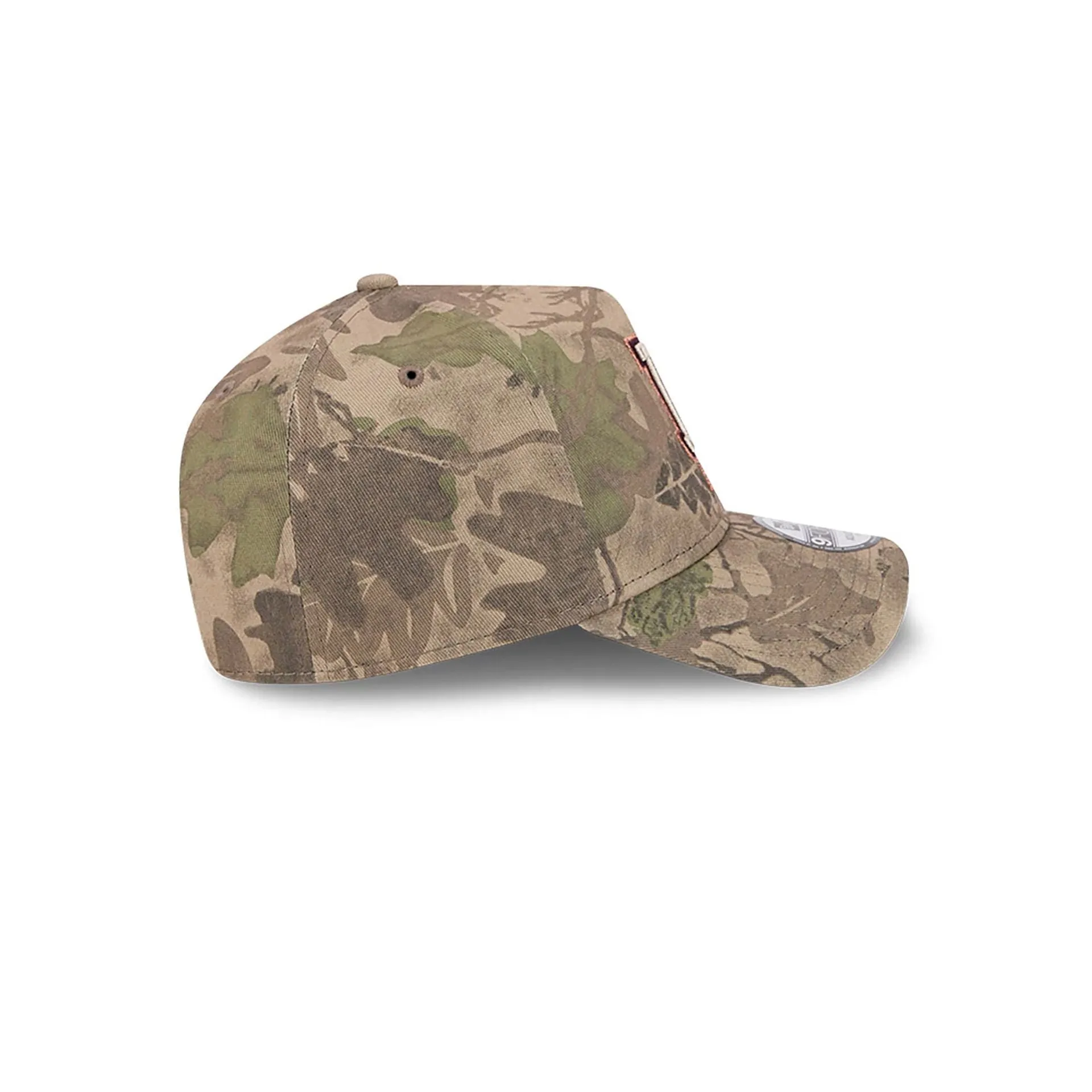 Gorra ajustable LA Dodgers Leaf Camo All Over Print Marrón 9FORTY A-frame