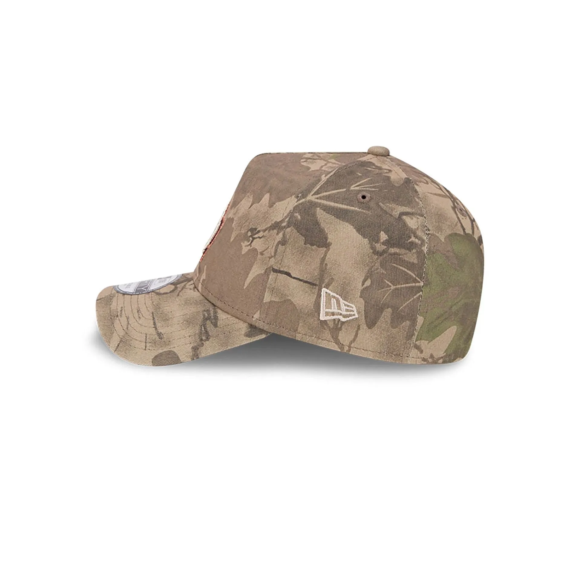 Gorra ajustable LA Dodgers Leaf Camo All Over Print Marrón 9FORTY A-frame