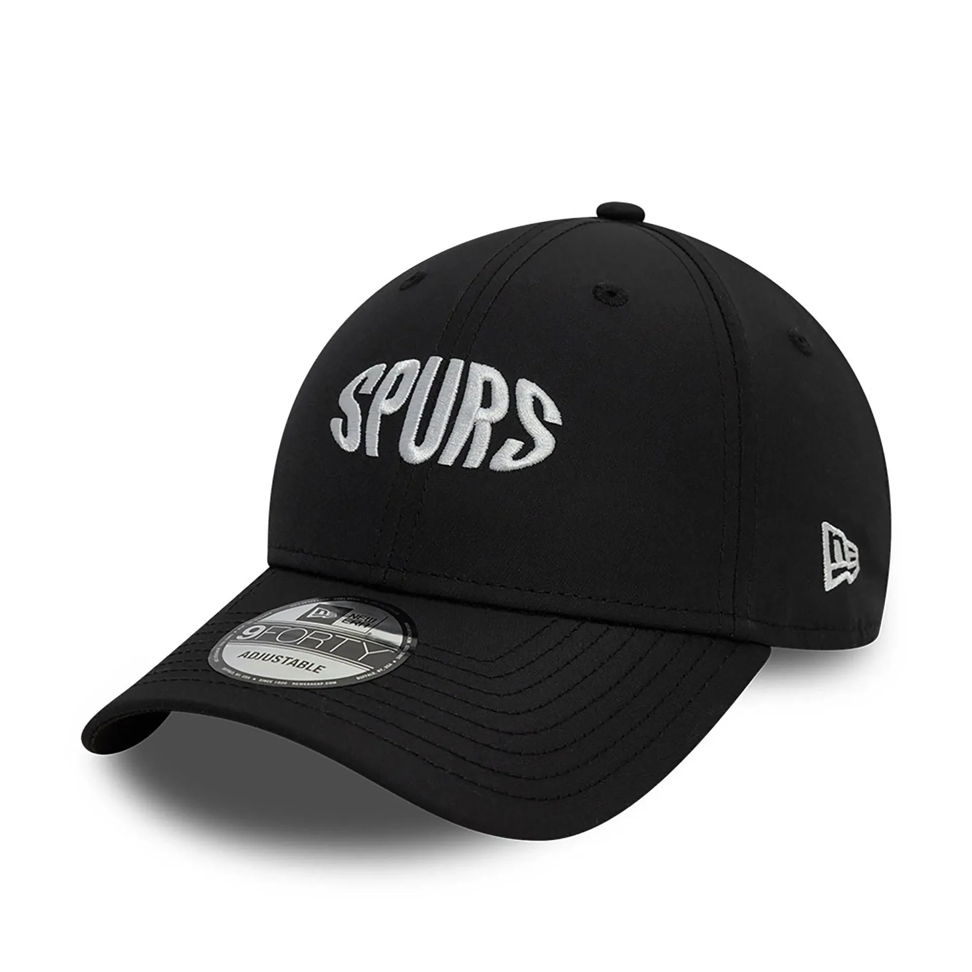 Gorra ajustable Tottenham Hotspur FC Wordmark Featherweight Poly Black 9FORTY.