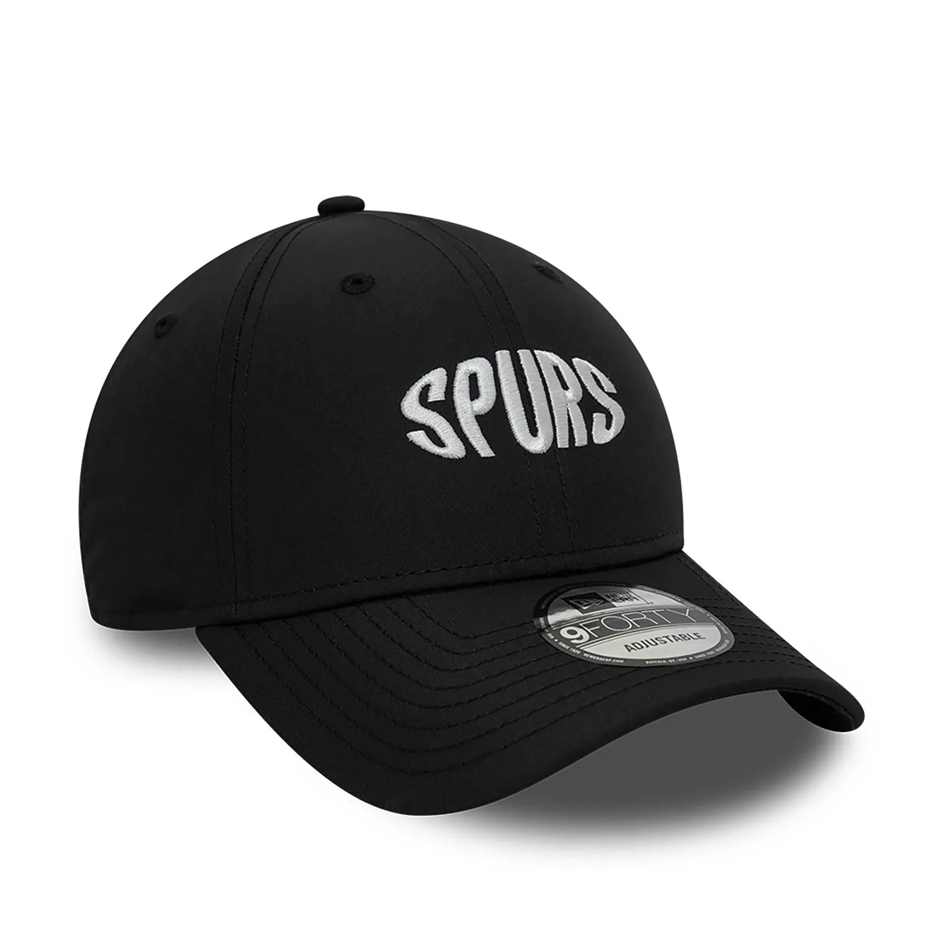 Gorra ajustable Tottenham Hotspur FC Wordmark Featherweight Poly Black 9FORTY.