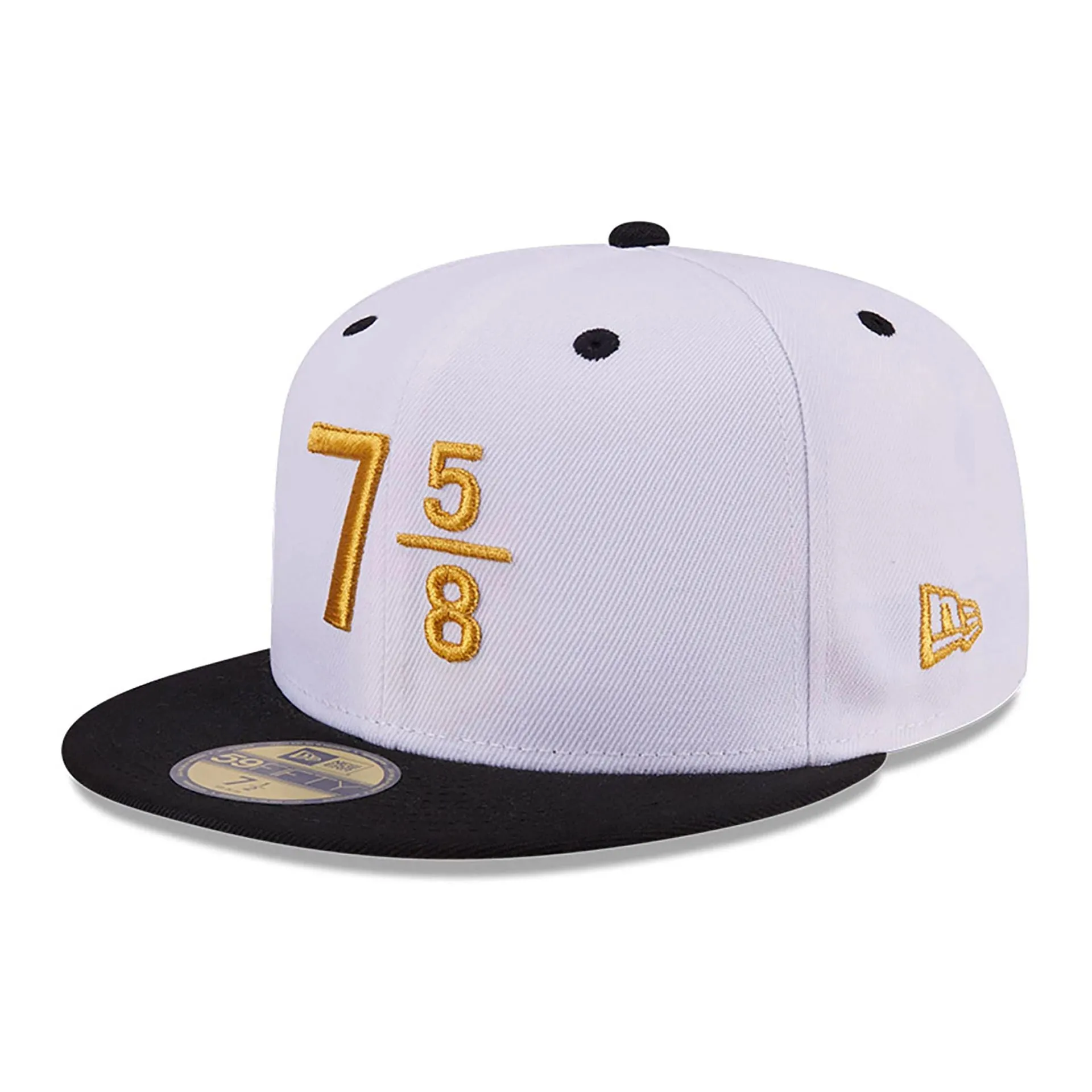 Gorra ajustada blanca New Era 59FIFTY Day 7 5/8