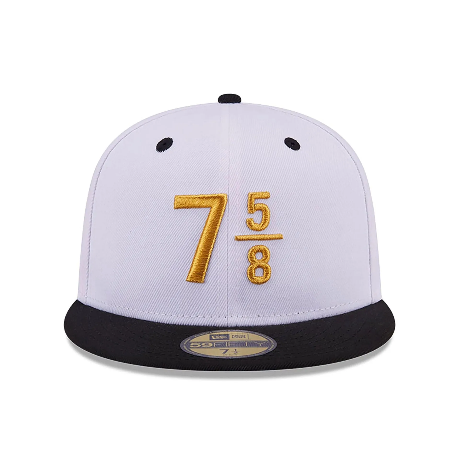 Gorra ajustada blanca New Era 59FIFTY Day 7 5/8