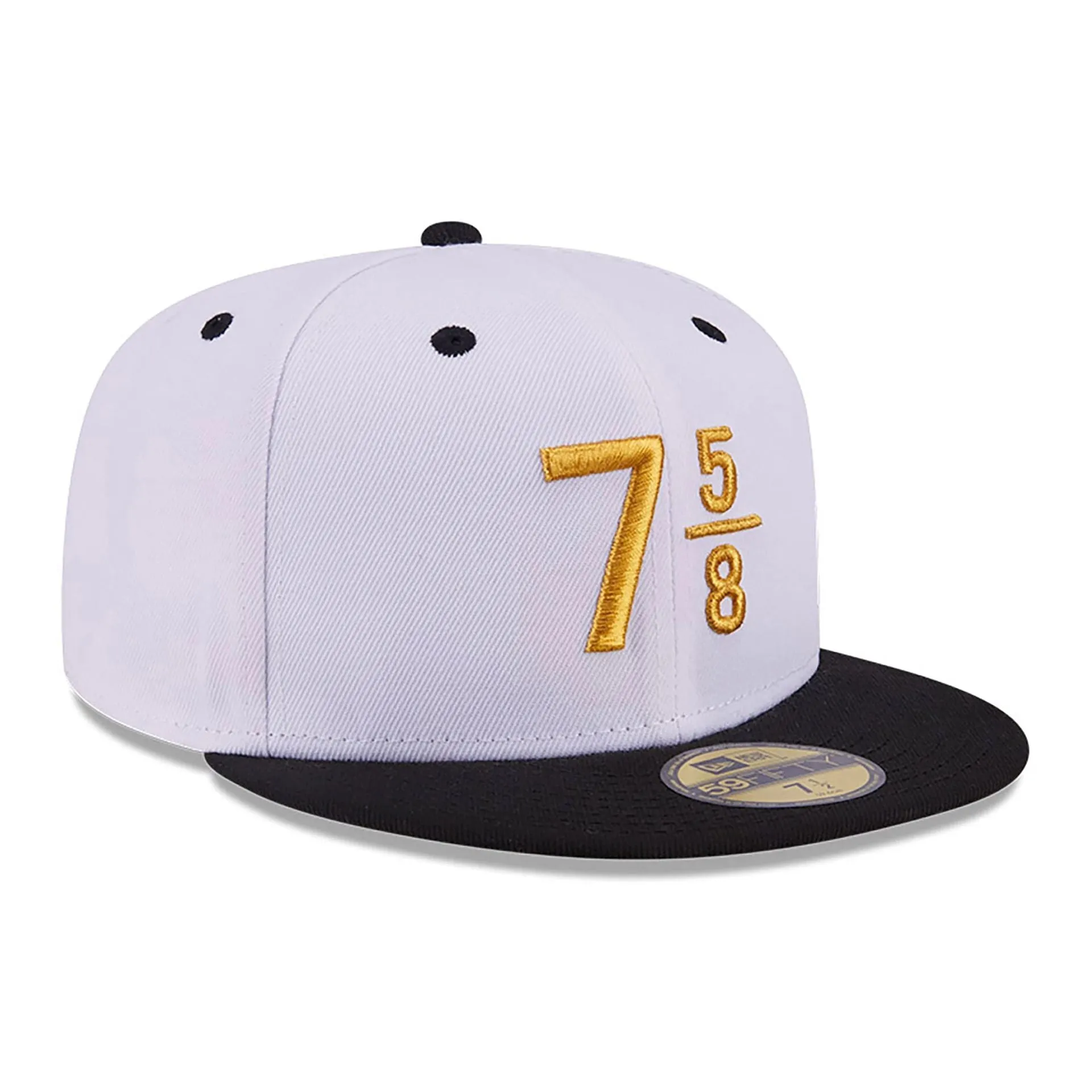 Gorra ajustada blanca New Era 59FIFTY Day 7 5/8