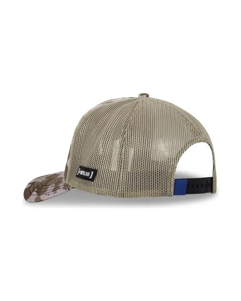 GORRA CAPSLAB MARRON CAMUFLAJE WILE & COYOTE TRUCKER CAP