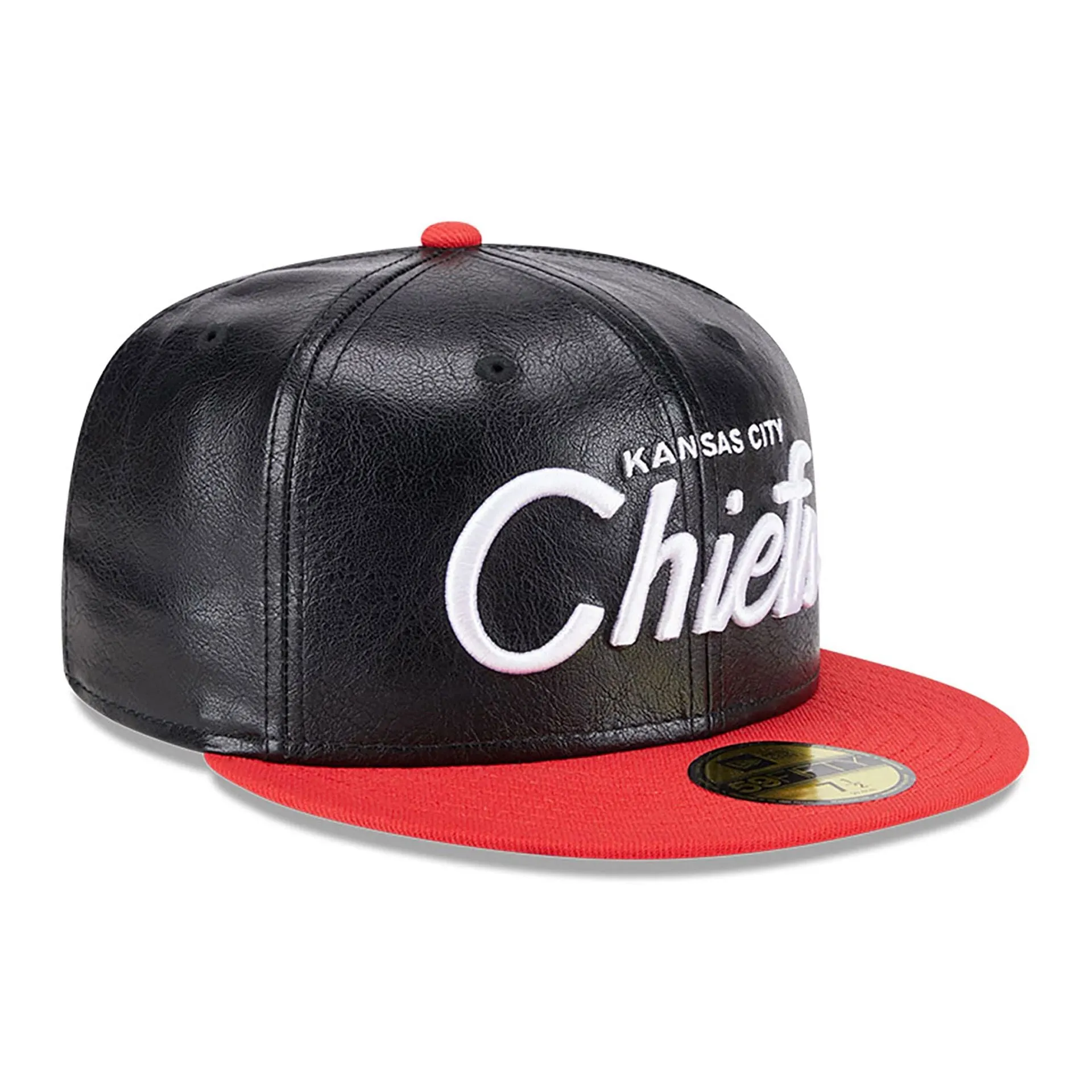 Gorra Kansas City Chiefs Faux Leather Crown 59FIFTY Fitted