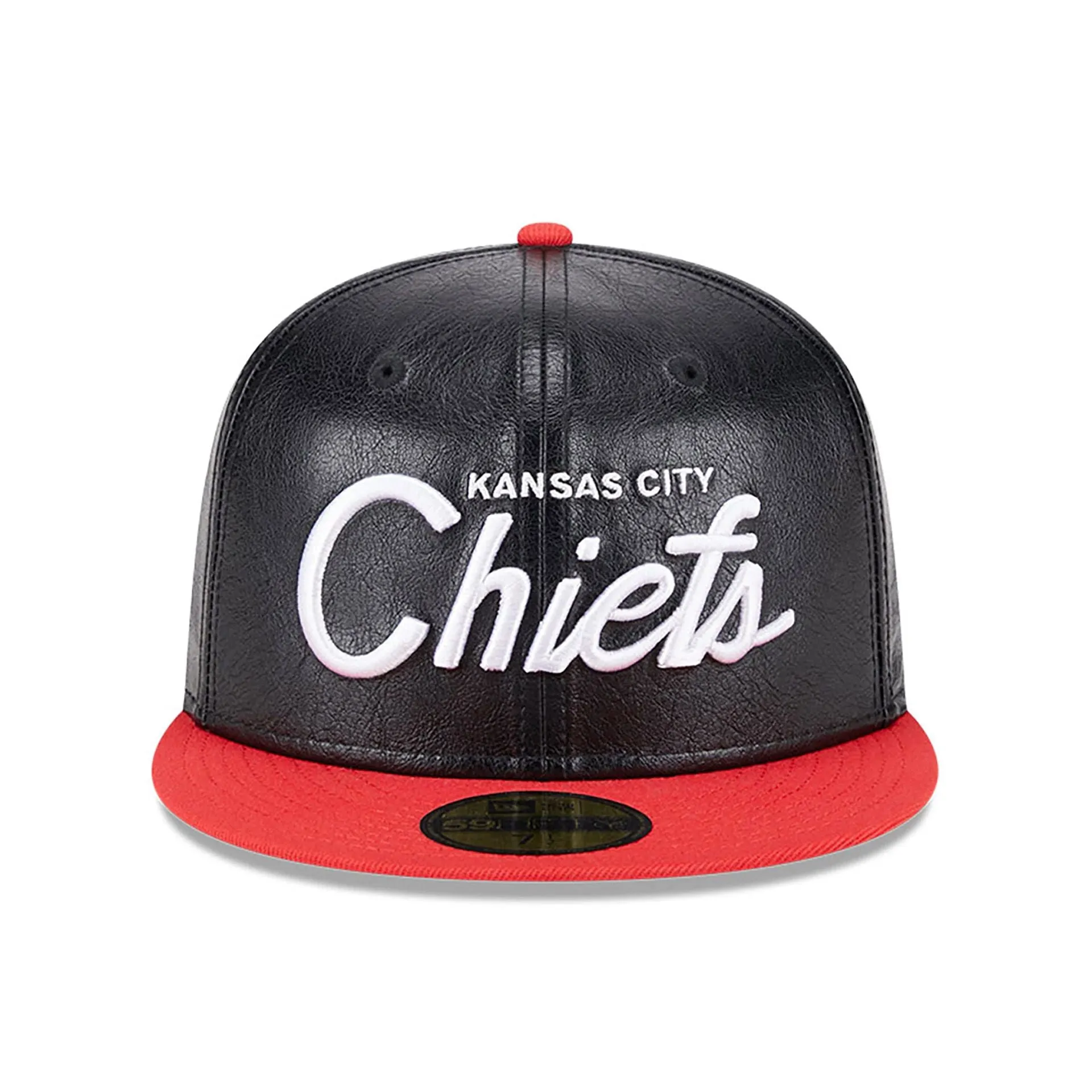 Gorra Kansas City Chiefs Faux Leather Crown 59FIFTY Fitted