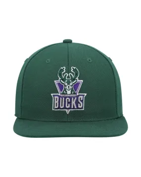 GORRA MITCHELL & NESS VERDE BUCKS TEAM GROUND 2.0 HWC SNAPBACK