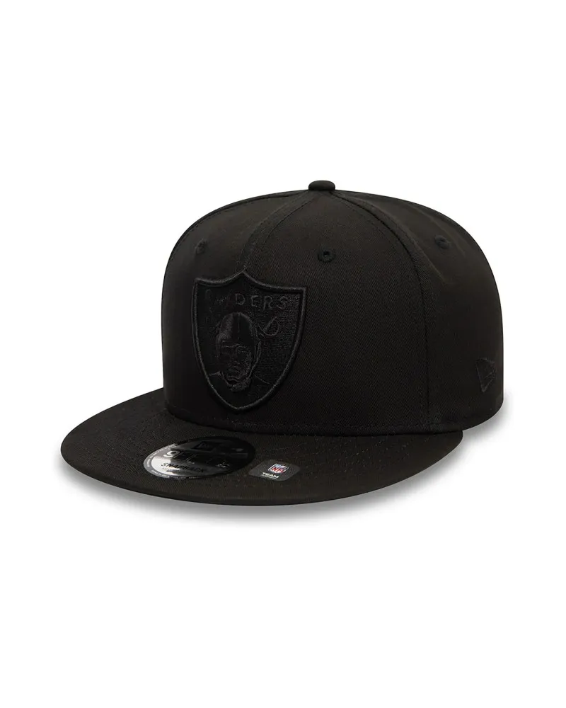 GORRA NEW ERA NEGRA RAIDERS MONOCHROME 9FIFTY LASRAI