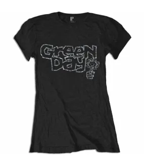 GREEN DAY Flower Pot Camiseta Licencia Oficial Chica RockOff GDTS19LB