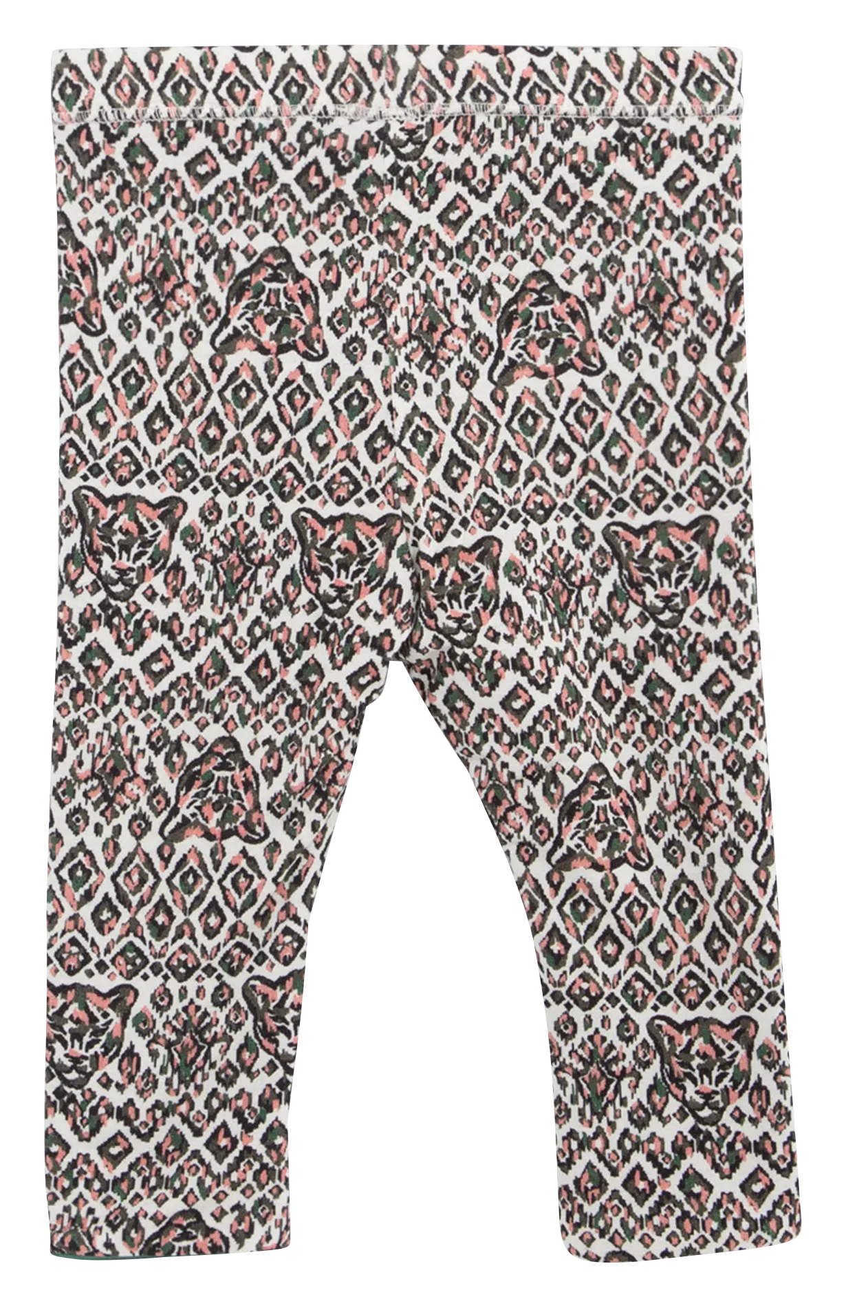 IKKS JUNIOR Legging reversible estampado en mezcla de algodón. en caqui