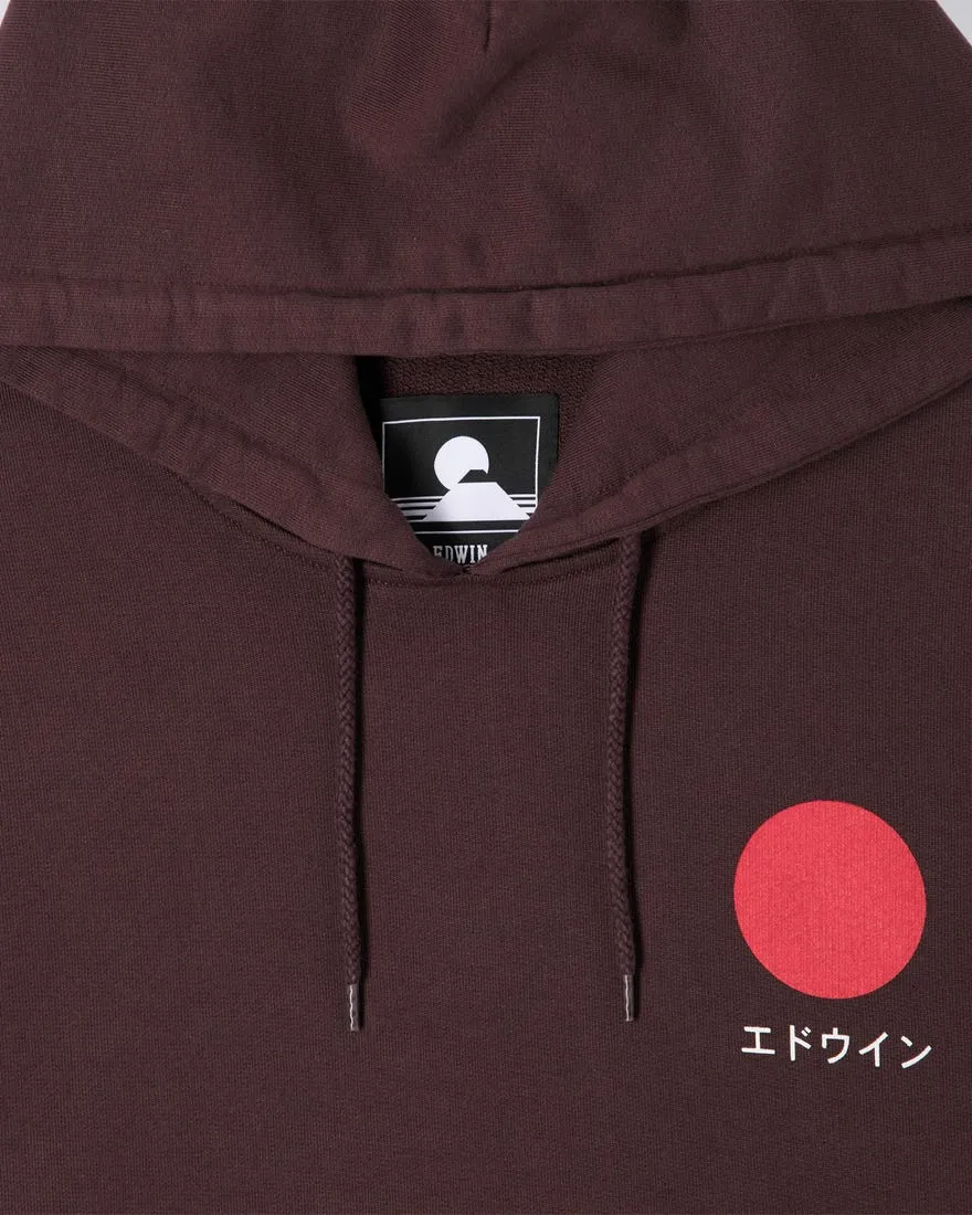 JAPANESE SUN HOODIE SWEAT PUCE