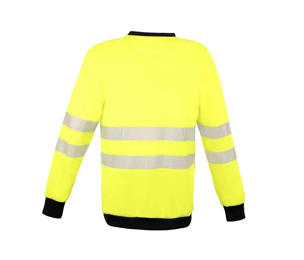 Korntex KX410 - High visibility sweatshirt - Yellow / Black