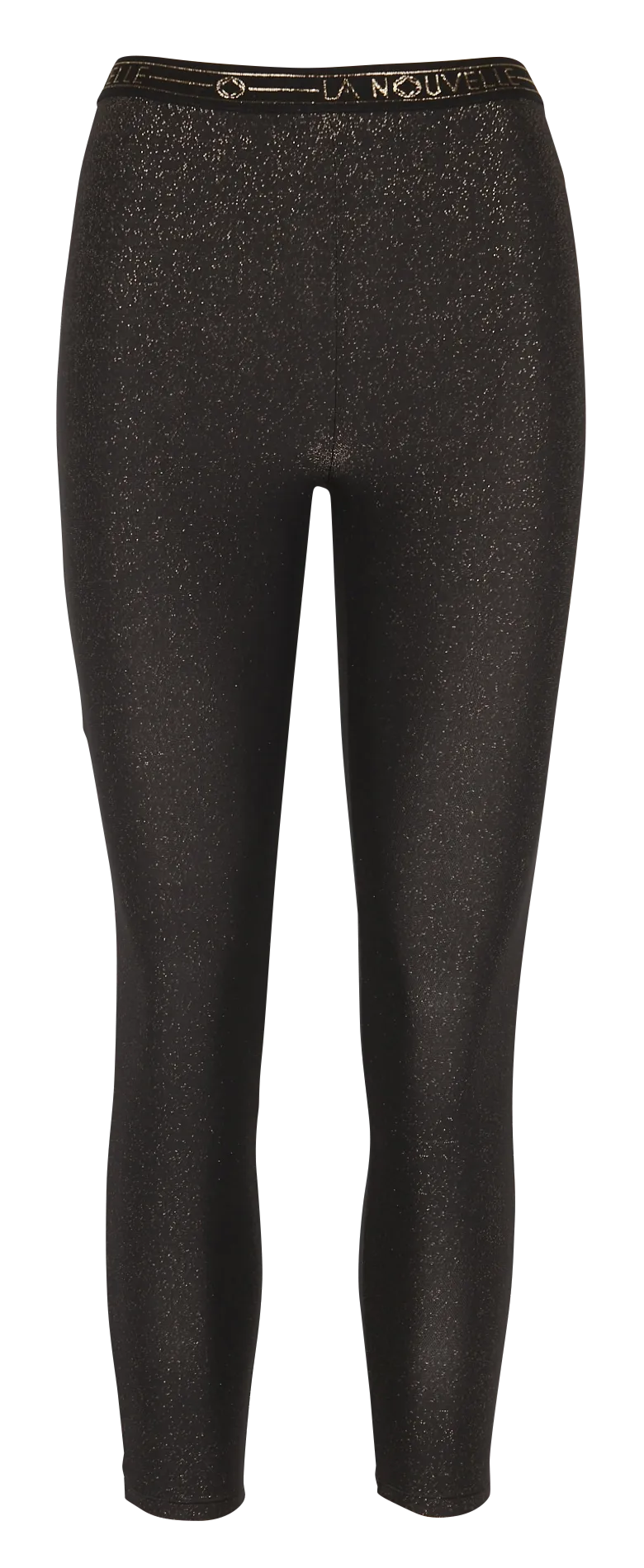 LA NOUVELLE GARY - Legging con brillos en negro