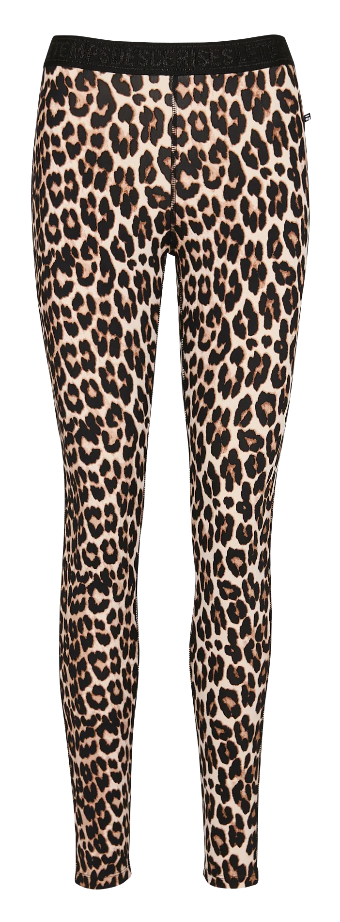 LE TEMPS DES CERISES ZAYN - Legging con estampado de leopardo en negro