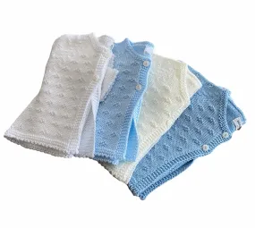 Long baby jacket, 4 colors.