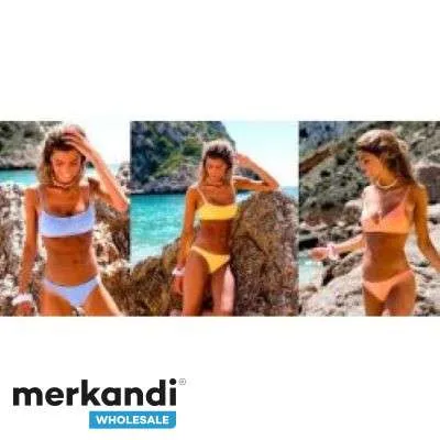 Lote de Bikinis al Por Mayor en Licra - Variedad de Modelos Estilo Brasil Tallas S-XL