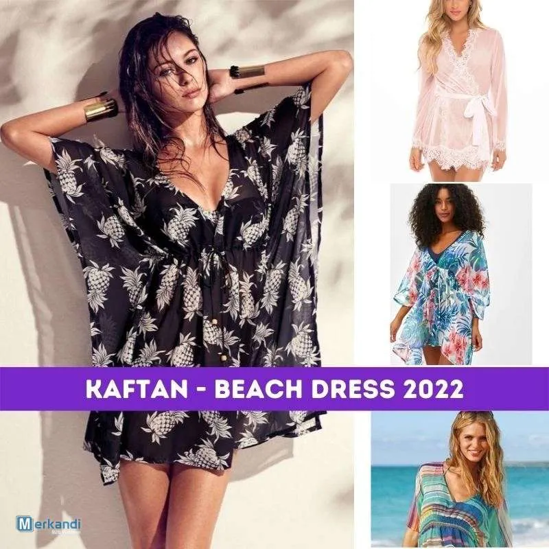 Lote Verano 2022 - Bolsos de playa, bikinis, pareos, vestidos de playa