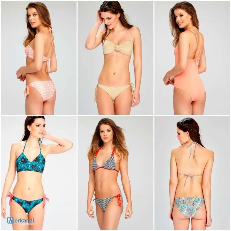 Lote Verano 2022 - Bolsos de playa, bikinis, pareos, vestidos de playa