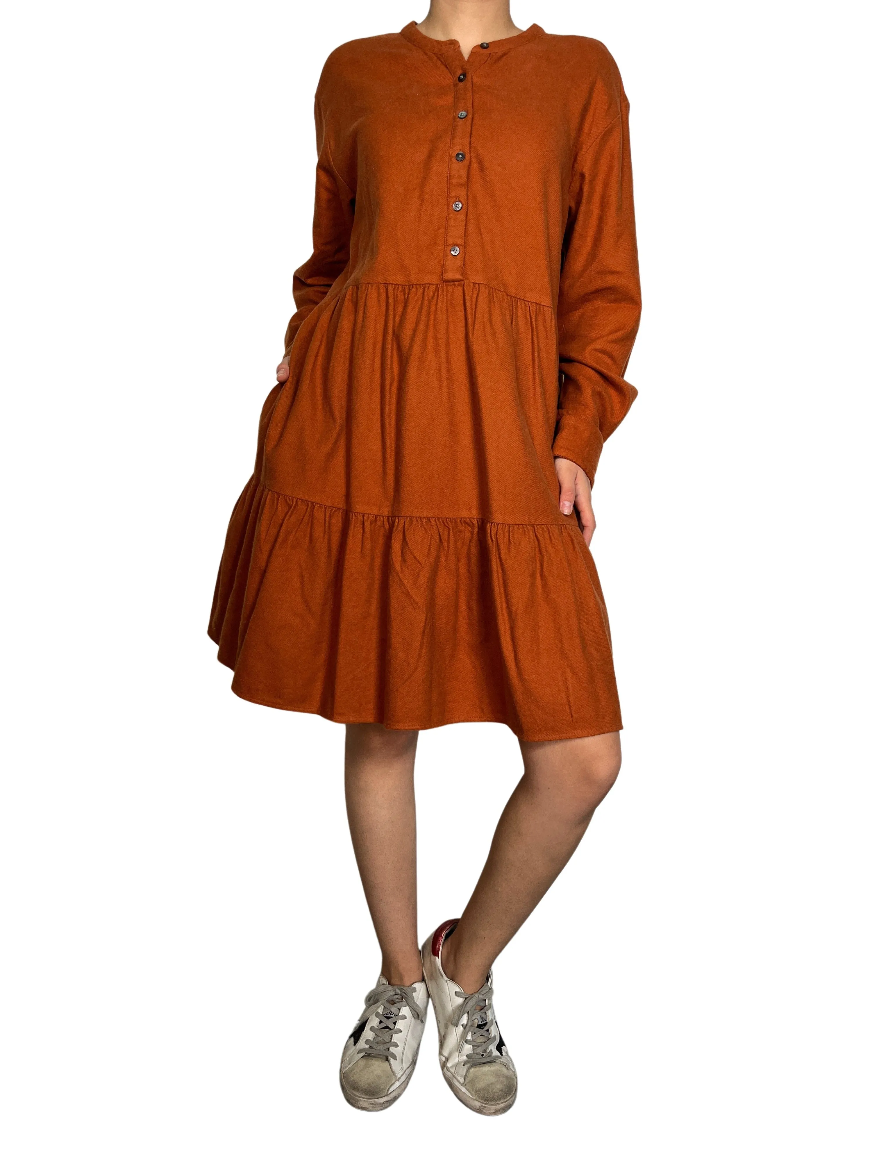 MADEWELL Vestido Ladrillo