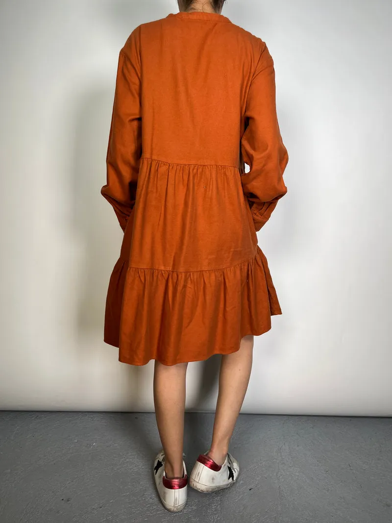 MADEWELL Vestido Ladrillo