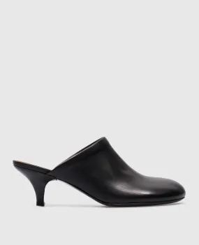 Marsell Spilla black leather mules