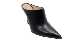 Mules Nova de cuero negro de Gianvito Rossi 