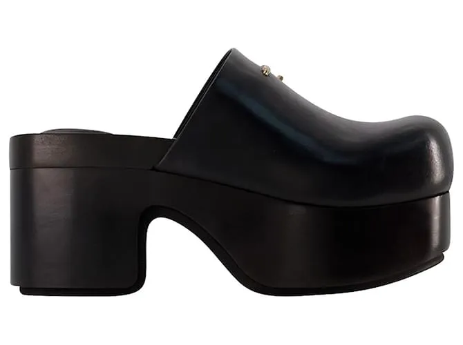 Mules Zoe - Alexander Wang - Cuero - Negro 