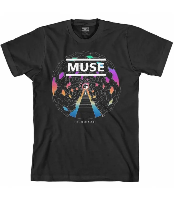 MUSE Resistance Moon Camiseta Licencia Oficial Manga Corta MUSETS10MB