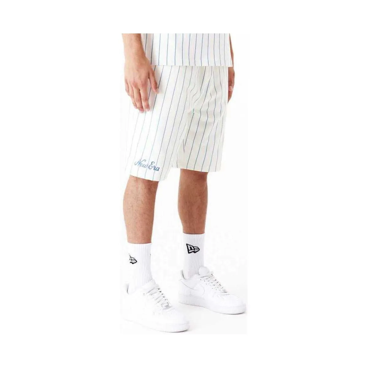 Ne pinstripe shorts newera