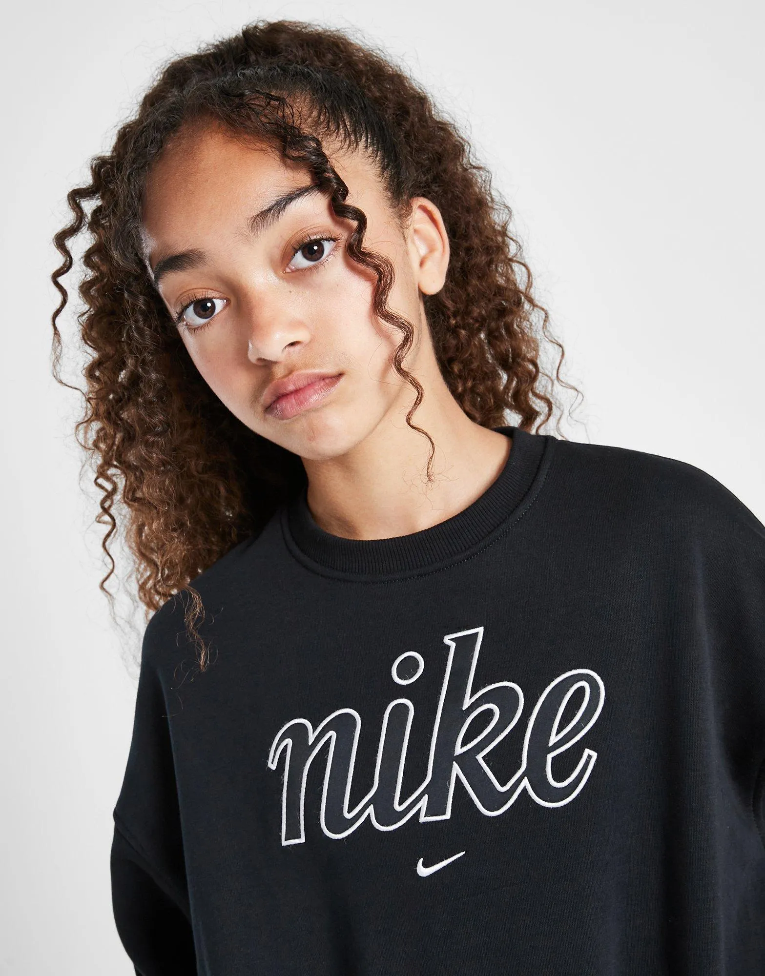 Nike Girls' Graphic Star Crew Sweatshirt Junior