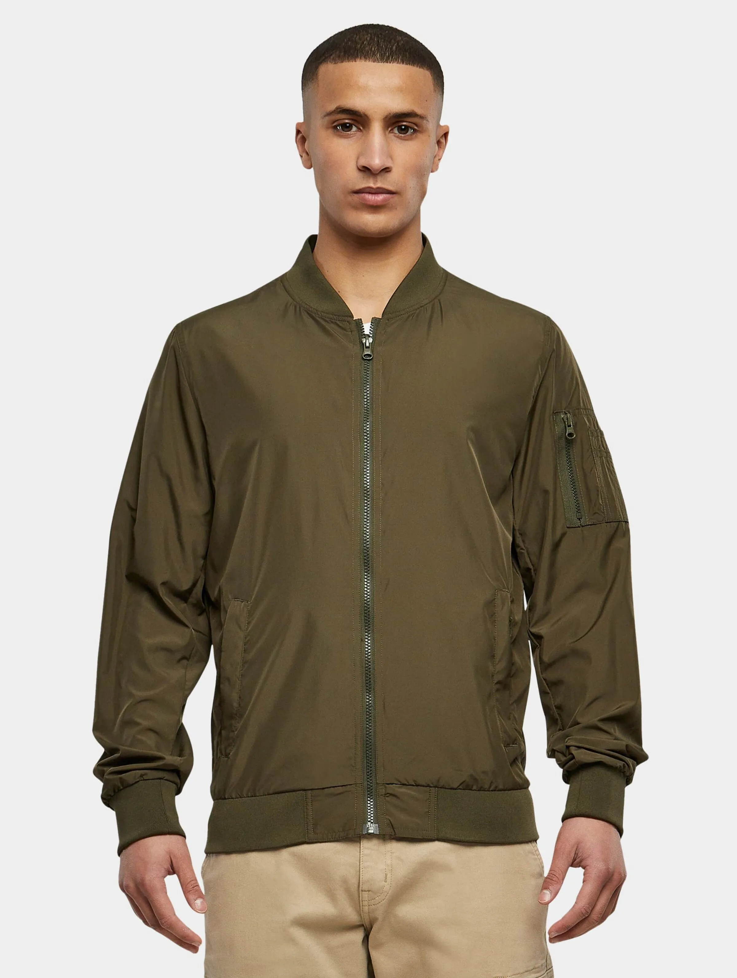 Nylon Bomber Jacket